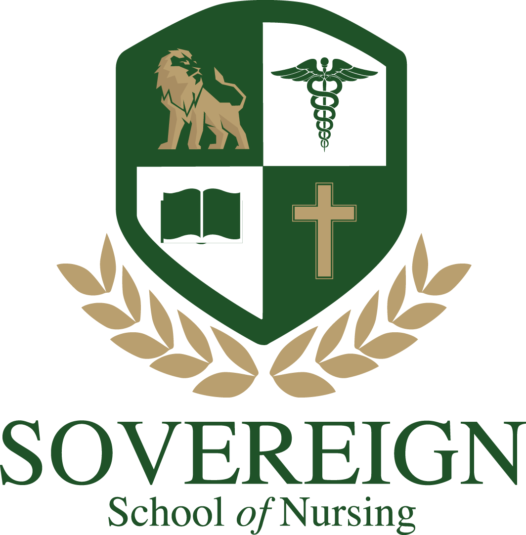 Sovereign School of Nursing official Logo. A client of ABCON-PR.